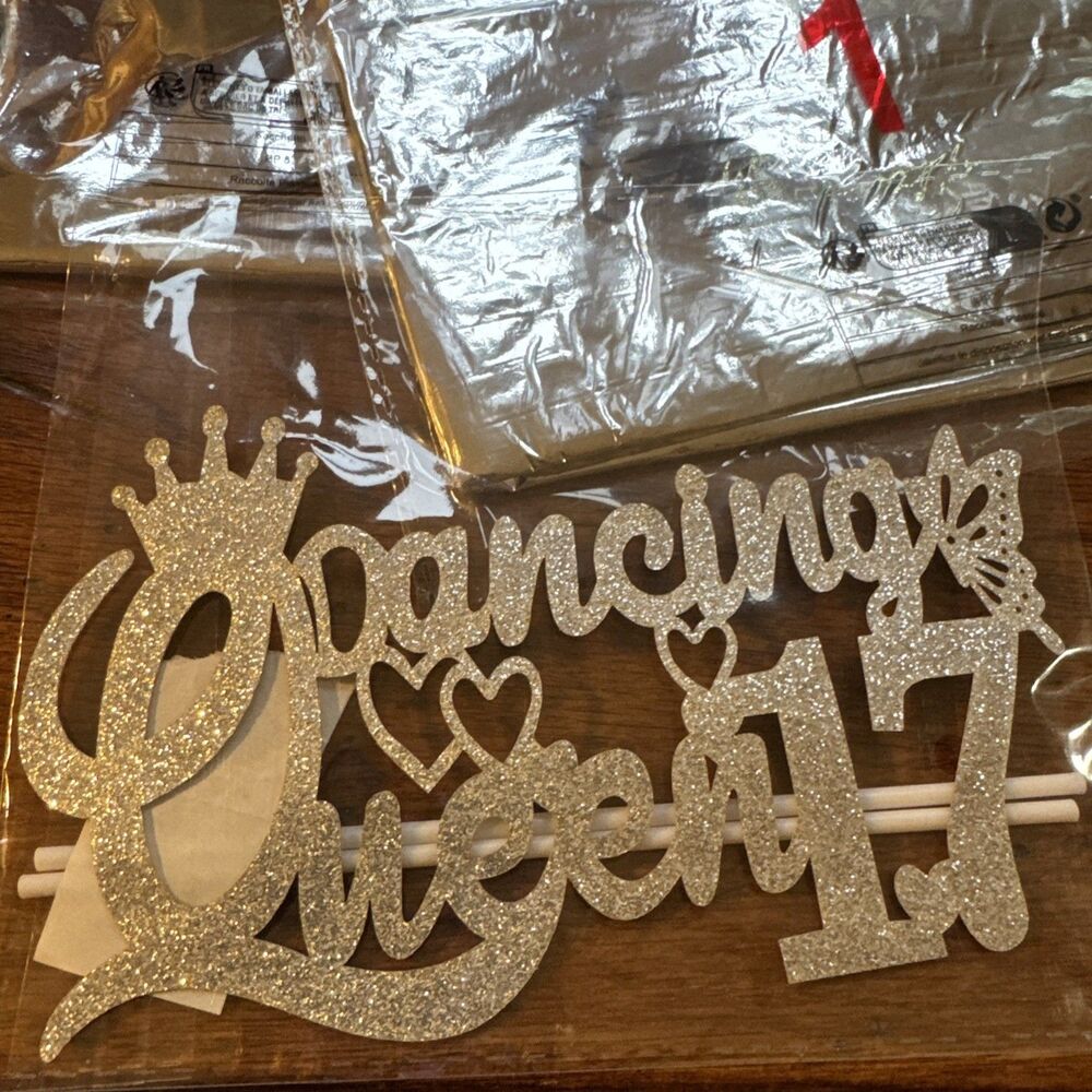 17th Birthday Dancing Queen Part Decorations New in Box